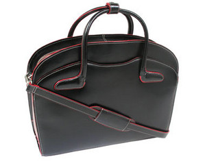 McKlein USA W Series Barrington Leather Ladies Briefcase with Removable Sleeve - Fast FREE FedEx Shipping!