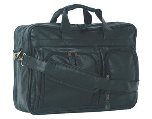 Mercury Luggage Highland II Multi Compartment Attache Case - Fast FREE FedEx Shipping!