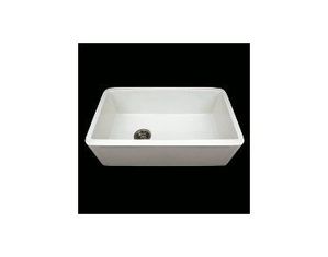 Whitehaus Farmhaus Fireclay Duet Reversible Fireclay Sink WH3018-WHITE