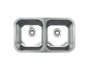 Whitehaus Noahs Collection Kitche Double Bowl Undermount Sink WHNEDB3118