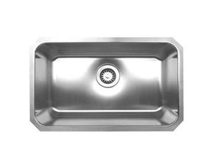 Whitehaus Noahs Collection Kitche Rectangular Single Bowl Undermount Sink WHNU2816