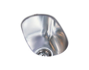 Franke Stainless Steel 9.5 x 16 inch Single Bowl Undermount Kitchen Sink - Fast FREE FedEx Shipping!