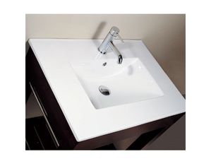 Avanity CUT Vitreous China Top with Square Bowl