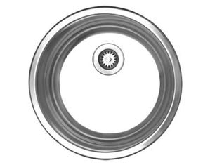 Whitehaus Noahs Collection Kitchen Round Drop-In Entertainment/Prep Sink WHND11-7