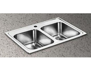 Elkay Pacemaker Double Bowl Hospitality Undermount Bar Sink