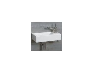 Whitehaus Jem Collection Wall/Above-Mount Basin with Left Hole WH114LTB-C