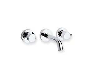 Whitehaus Luxe Widespread 3 hole Wall-Mount Faucet WHLX78208