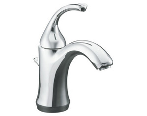 Kohler Forte Single-Control Lavatory Faucet with Sculpted Lever Handle - Fast FREE FedEx Shipping!
