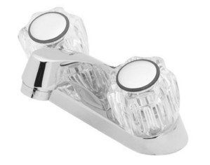 Price Pfister J144N-C Job Pack Two Handle Lavatory Centerset Faucet with Acrylic Handles - Fast FREE FedEx Shipping!