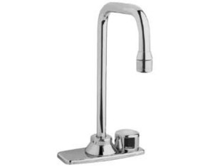 Sloan 8 inch ON Q Sensor Operated Deck Mount Gooseneck Faucet - Fast FREE FedEx Shipping!