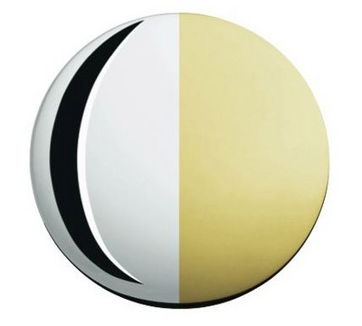 Chrome and Polished Brass