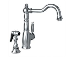 Whitehaus Essexhaus Single Lever Handle Faucet with Side Spray 3-3185-SS