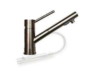 Whitehaus FX Navigator Single Lever Handle Faucet with Spray WHNFX2025STS