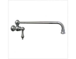 Whitehaus Vintage III Wall-Mount Pot Filler with Lever Handle WHKPFSLV3-9000C