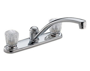 Delta Faucet 2102 Classic 2 Handle Kitchen Faucet - Fast FREE FedEx Shipping!