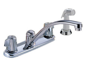 Delta Faucet 2400 Classic 2 Handle Kitchen Faucet - Fast FREE FedEx Shipping!