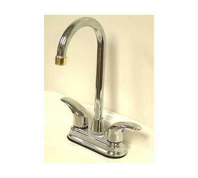Chrome and Polished Brass