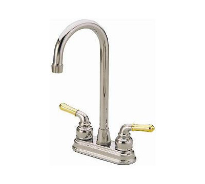 Chrome and Polished Brass