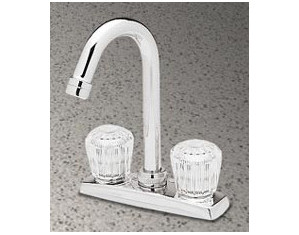 Elkay Hi-Arc Deck Mount Crystalic Bar Faucet