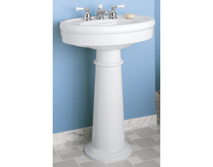 American Standard 27 inch Standard Oval Pedestal Sink - Fast FREE FedEx Shipping!