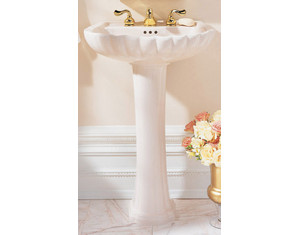 American Standard Centre Hole Seychelle Pedestal Lavatory Sink - Fast FREE FedEx Shipping!