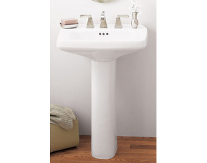 American Standard Lexington 8 inch Centre Pedestal Lavatory Sink - Fast FREE FedEx Shipping!