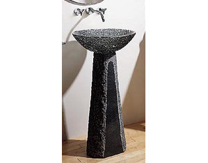 Porcher Stone Vessel Pedestal Sink - FREE Inside Delivery!