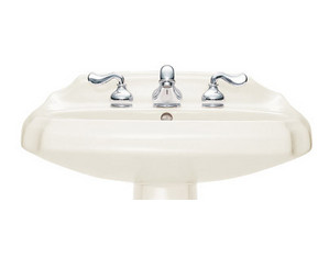 American Standard Antiquity 4 inch Centre Hole Pedestal Lavatory Slab 224014 224014 - Fast FREE FedEx Shipping!
