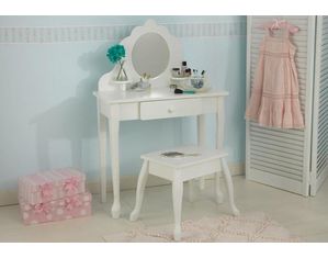 KidKraft Medium Diva Vanity Table and Stool