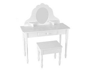Kidkraft Spindle Vanity and Stool - Fast FREE FedEx Shipping!