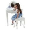 Save  on Medium Diva Vanity Table and Stool at The Vanity Superstore