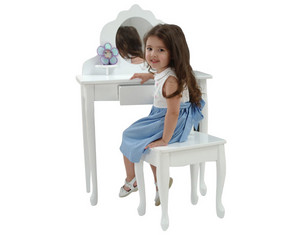 KidKraft Medium Diva Vanity Table and Stool