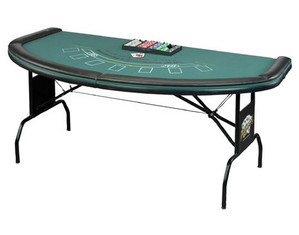 GLD Products Folding Black Jack Poker Table - Fast FREE FedEx Shipping!