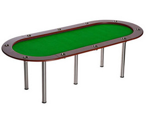 Showdown Tables 10 Player Texas Hold'em Poker Table - Fast FREE FedEx Shipping!
