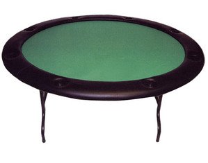 USA Gaming Supply Round Poker Table with Folding Legs PT 60