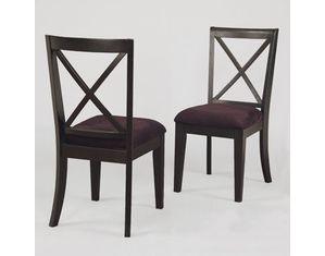 Powell Black Upholstered Game Chair - Set of 2 - Fast FREE FedEx Shipping!