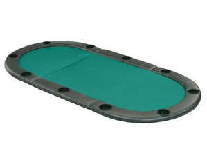 GLD Products Oval Folding Poker Table Top - Fast FREE FedEx Shipping!
