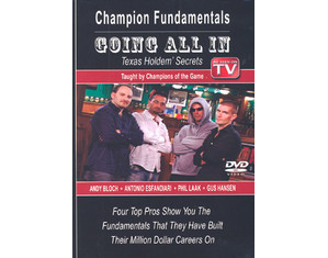 Da Vinci Imports Texas Holdem Poker Going All In Champion Fundamentals DVD - Fast FREE FedEx Shipping!