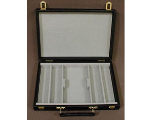 Worldwise Imports Black Attache Chip Case - Fast FREE FedEx Shipping!