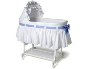 Burlington Basket Bassinet with Cloth Hood