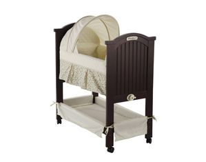 Eddie Bauer Newport Collection Rocking Wood Bassinet - Fast FREE FedEx Shipping!