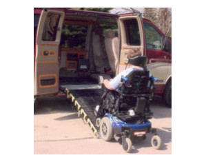 Roll-A-Ramp Manual Bi-Fold 30 inch Van Ramp