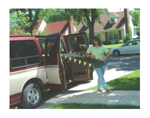 Roll-A-Ramp Manual Mini Fold Bi-Fold System 26 inch Van Ramp