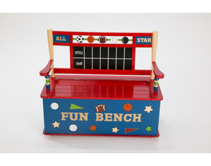 Levels of Discovery All Star Sports Toy Box Bench