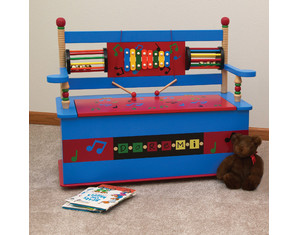 Levels of Discovery Musical Toy Box Bench - Fast FREE FedEx Shipping!