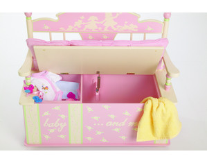 Levels of Discovery Rock-A-My-Baby Toy Box Bench - Fast FREE FedEx Shipping!