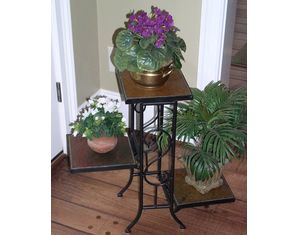 4D Concepts 3 Tier Plant Stand with Slate Top