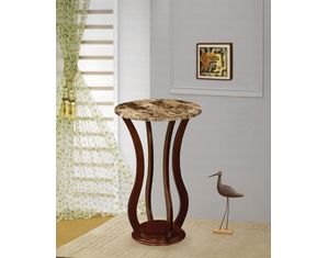Union Square Plant Stand with Faux Marble Top