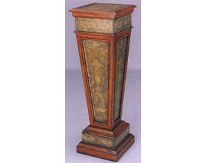 Fairfax Home Furnishings Gilded Bronze Plant Stand Pedestal