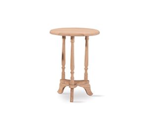 International Concepts Unfinished Round Plant Table